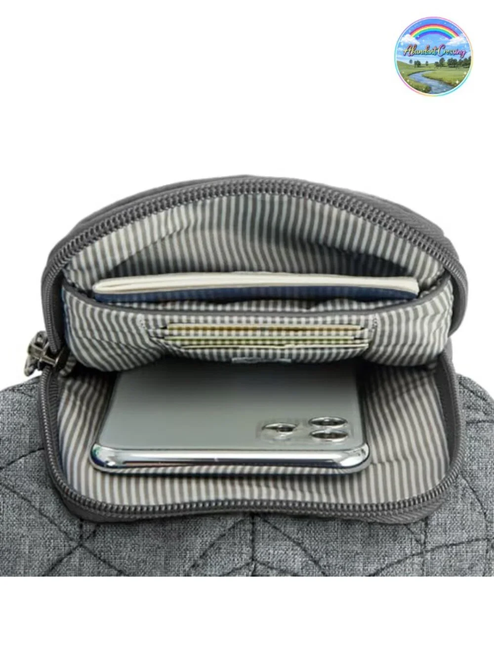 Anti-Theft Insulated Water Bottle Tote Polyester Locking RFID